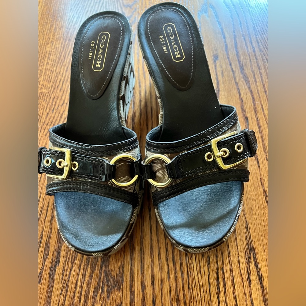 Coach wedges